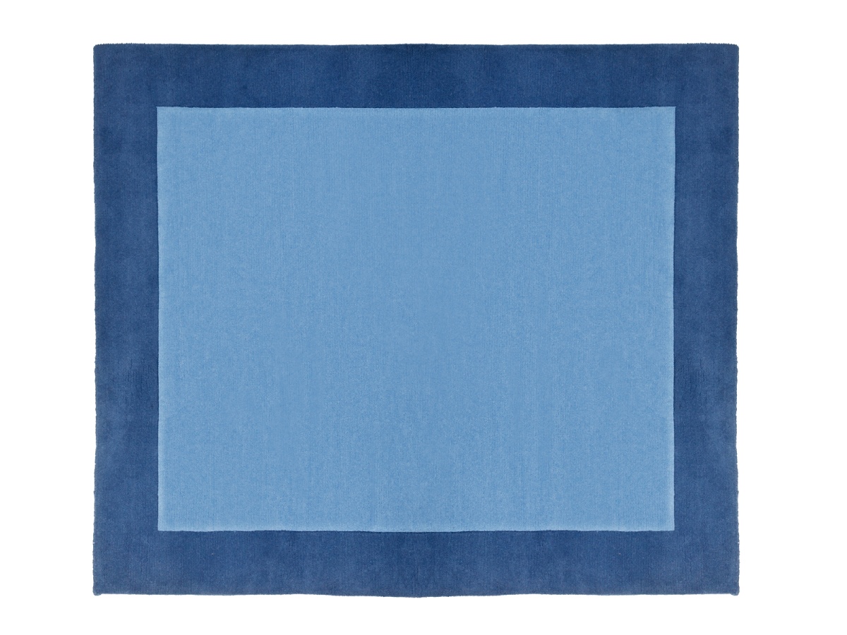 Ковер с мелким ворсом "Синий и Голубой" - изображение 1 - заказать онлайн в салоне штор Benone в Москве и МО